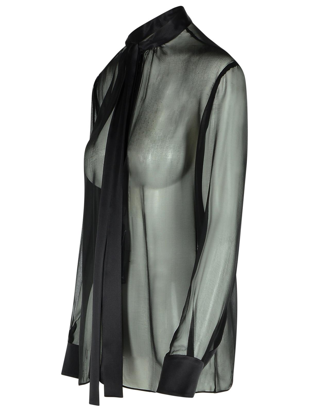 Dolce & Gabbana Black Silk Shirt Women DestGlow