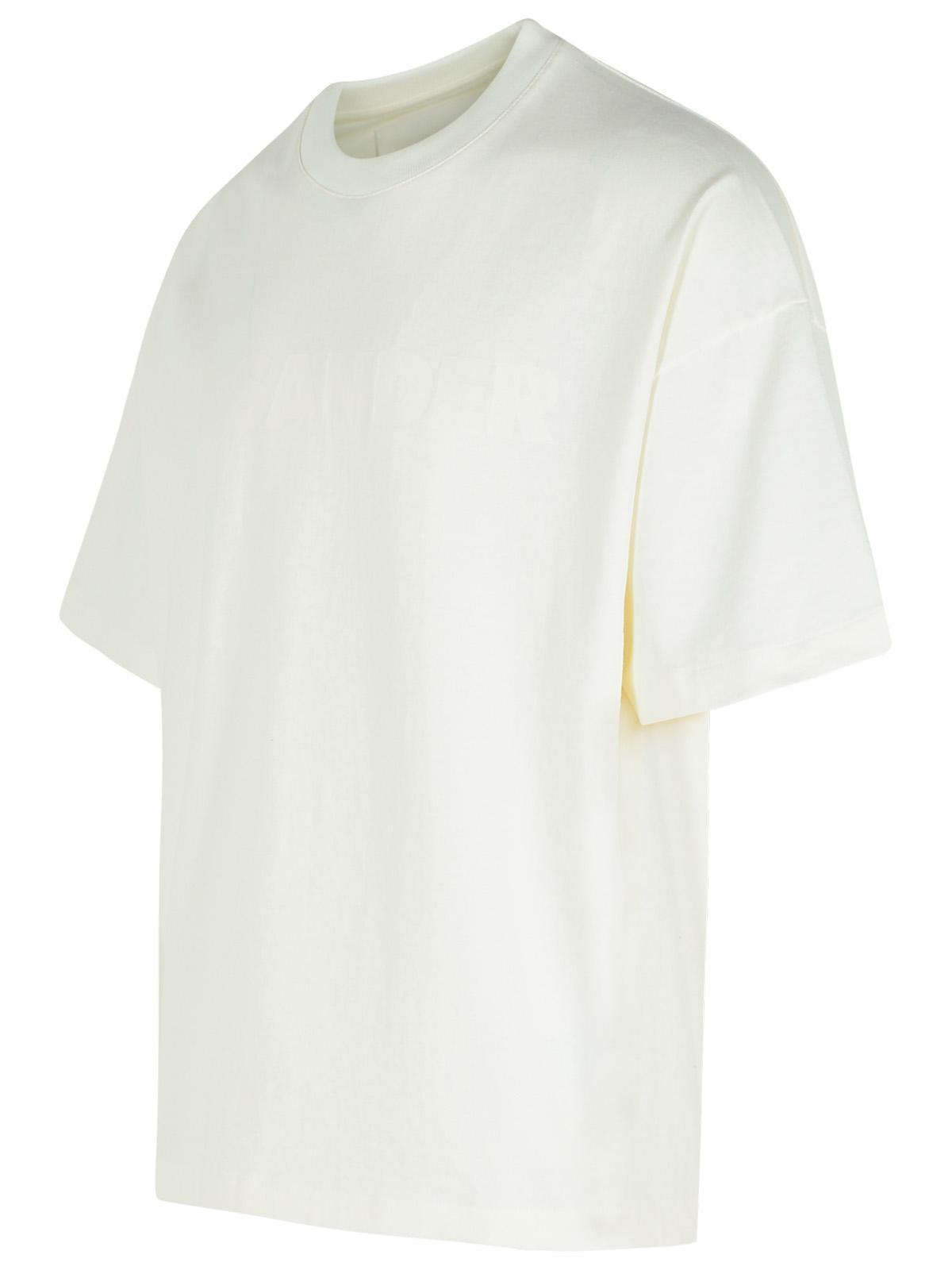Jil Sander Ivory Cotton T-Shirt Men by Luosophy