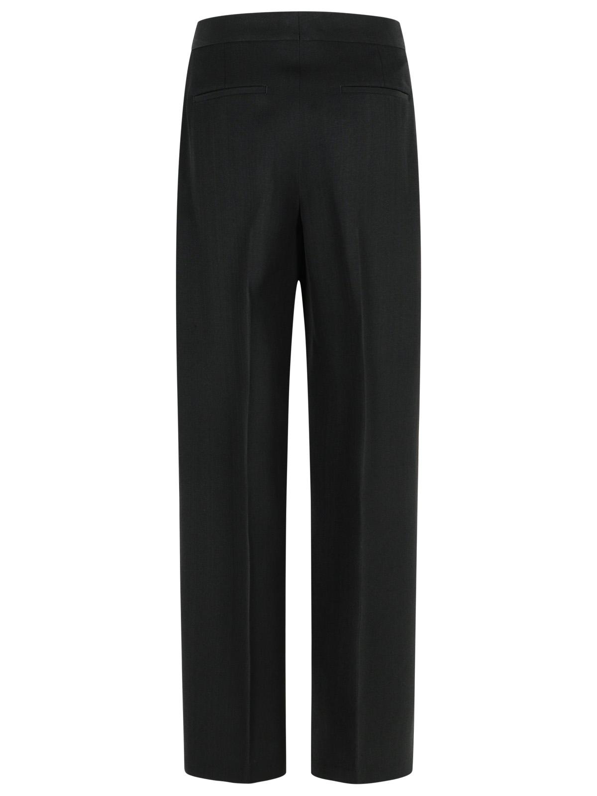 Jil Sander Black Viscose Blend Trousers Women by Luosophy