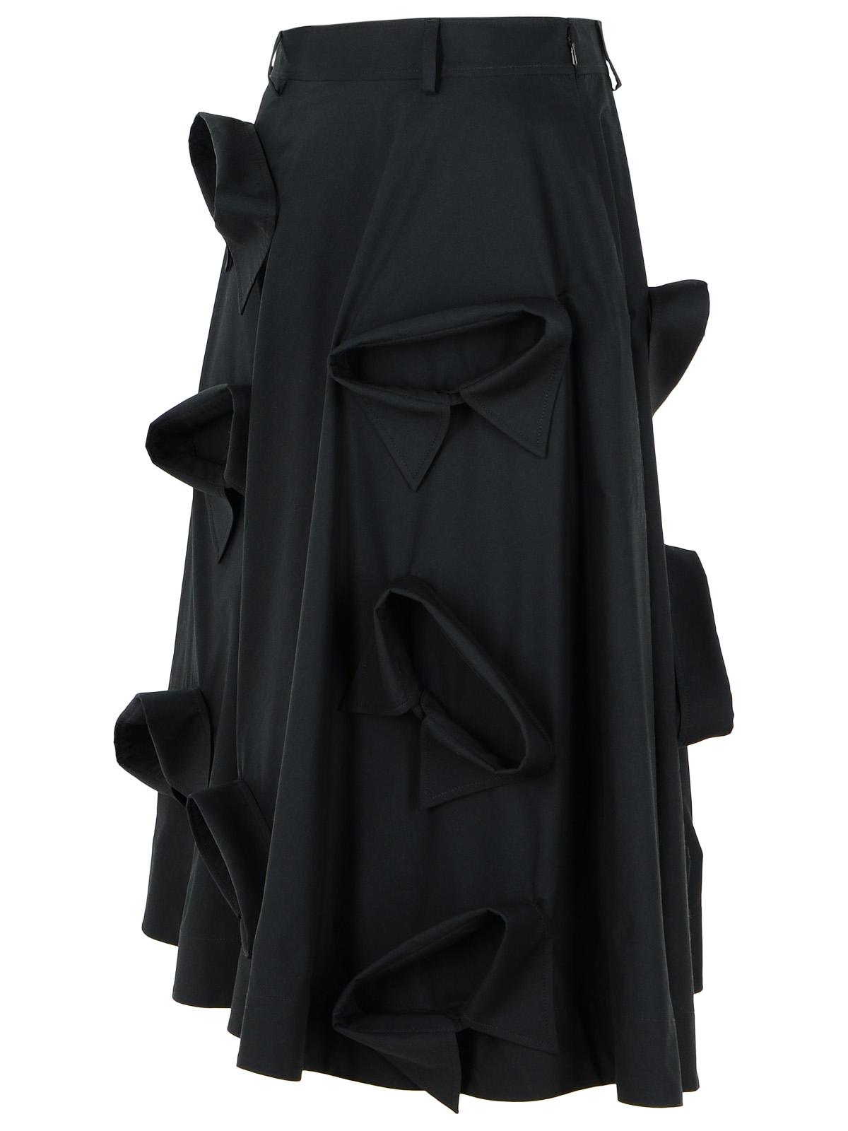 Moschino Black Cotton Skirt Women by Luosophy