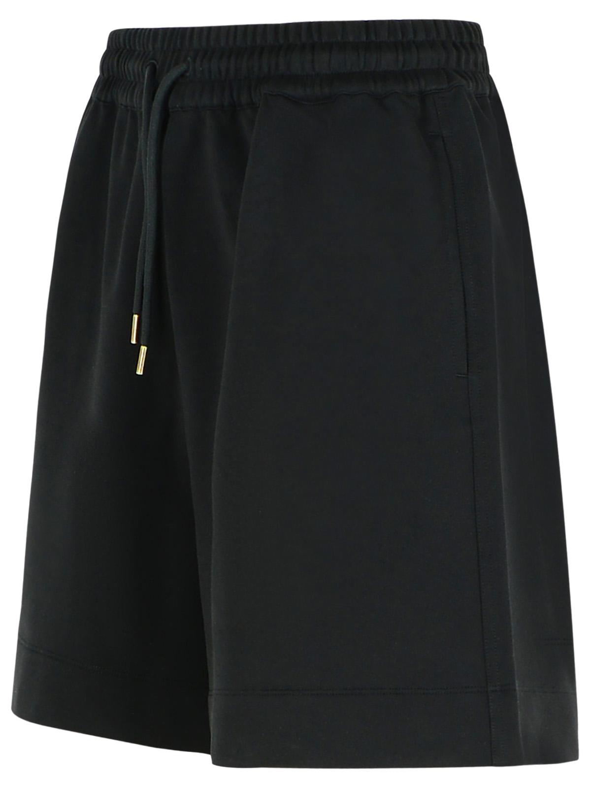 Moncler Black Cotton Shorts Women by Luosophy