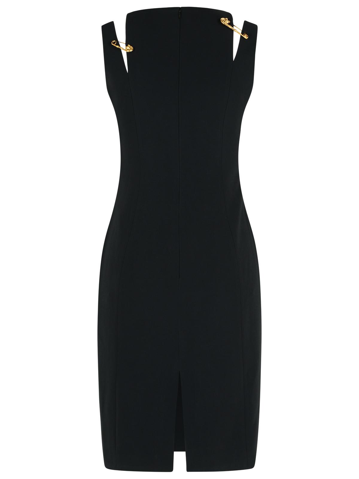 Versace Black Viscose Blend Dress Women by Luosophy