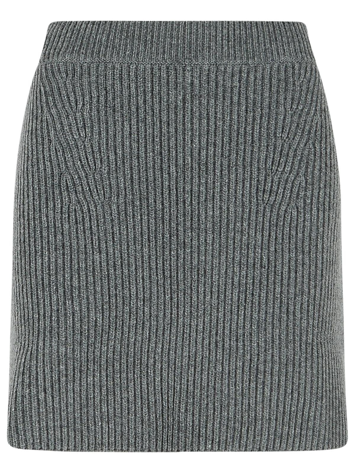 Jil Sander Grey Wool Miniskirt Women by Luosophy