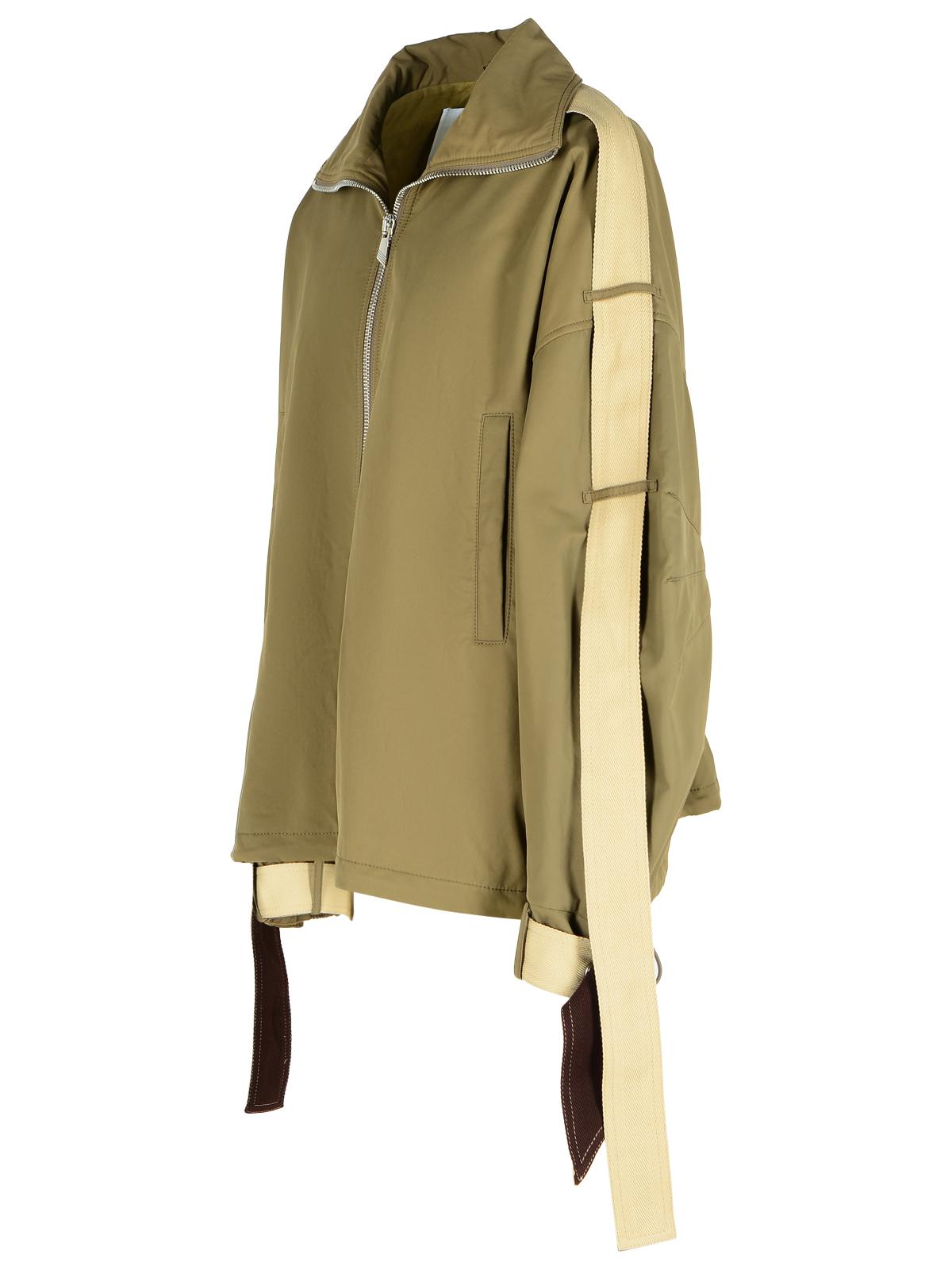 The Attico Green Cotton Blend Jacket Women DestGlow