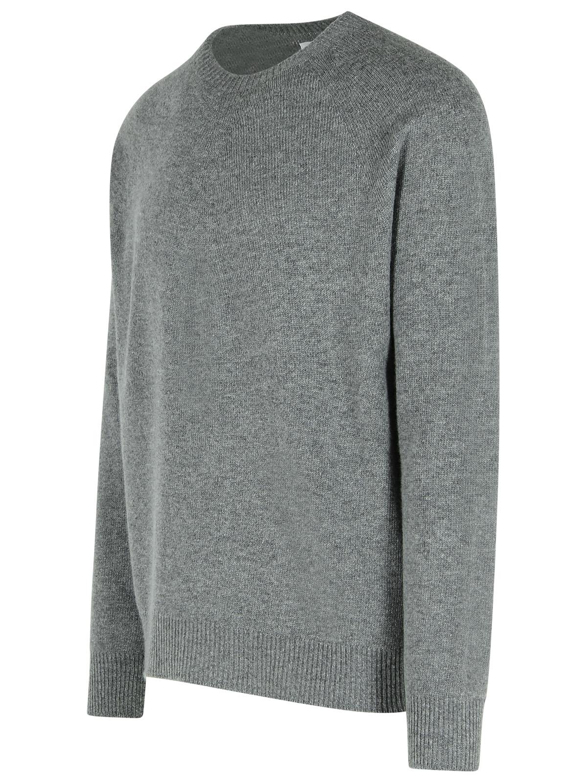 Jil Sander Grey Virgin Wool Blend Sweater Men DestGlow