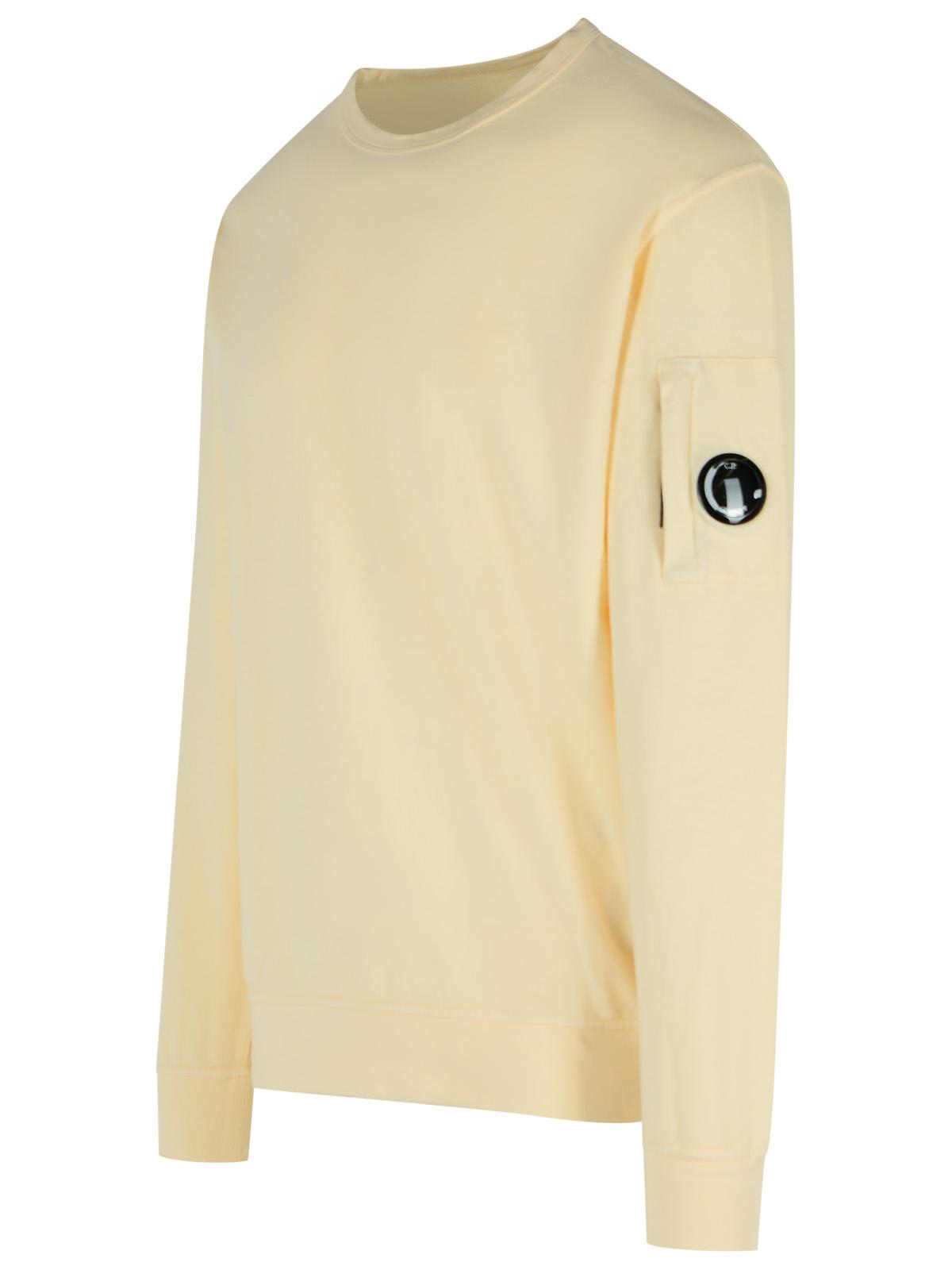 C.P. Company Sand-Colored Cotton Sweatshirt Men by Luosophy