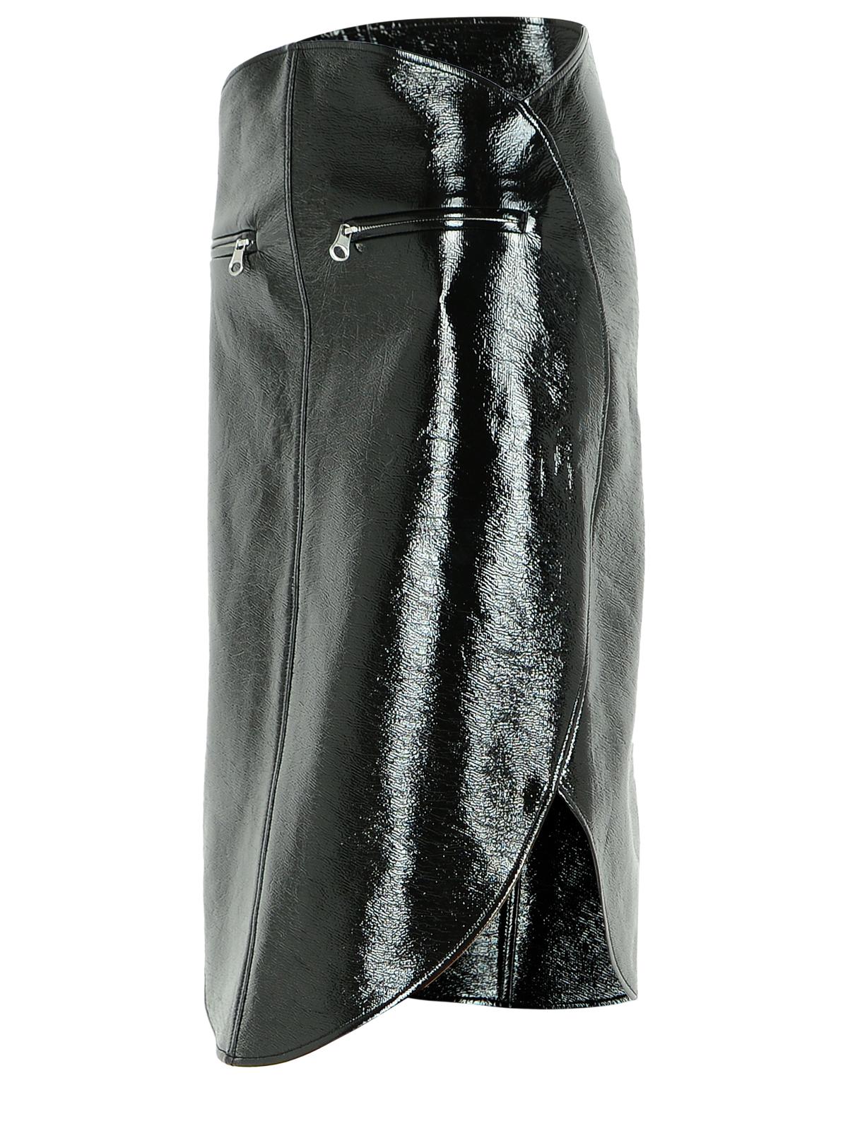 Courreges Black Cotton Blend Skirt Women by Luosophy