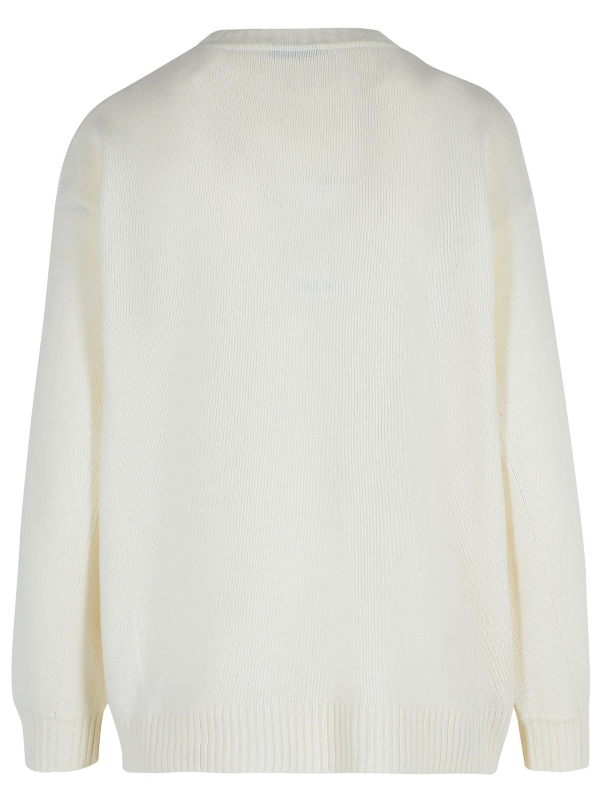 Max Mara Off-White Wool And Cashmere &