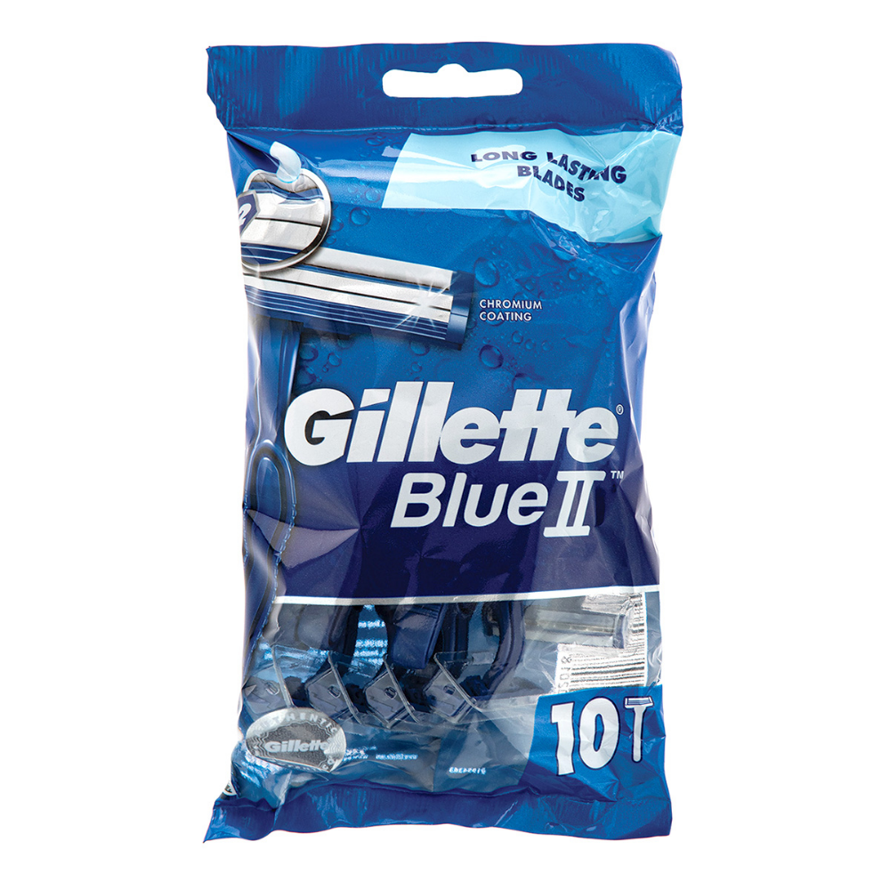 Gillette Blue II Razor Bag (10ct) DestGlow