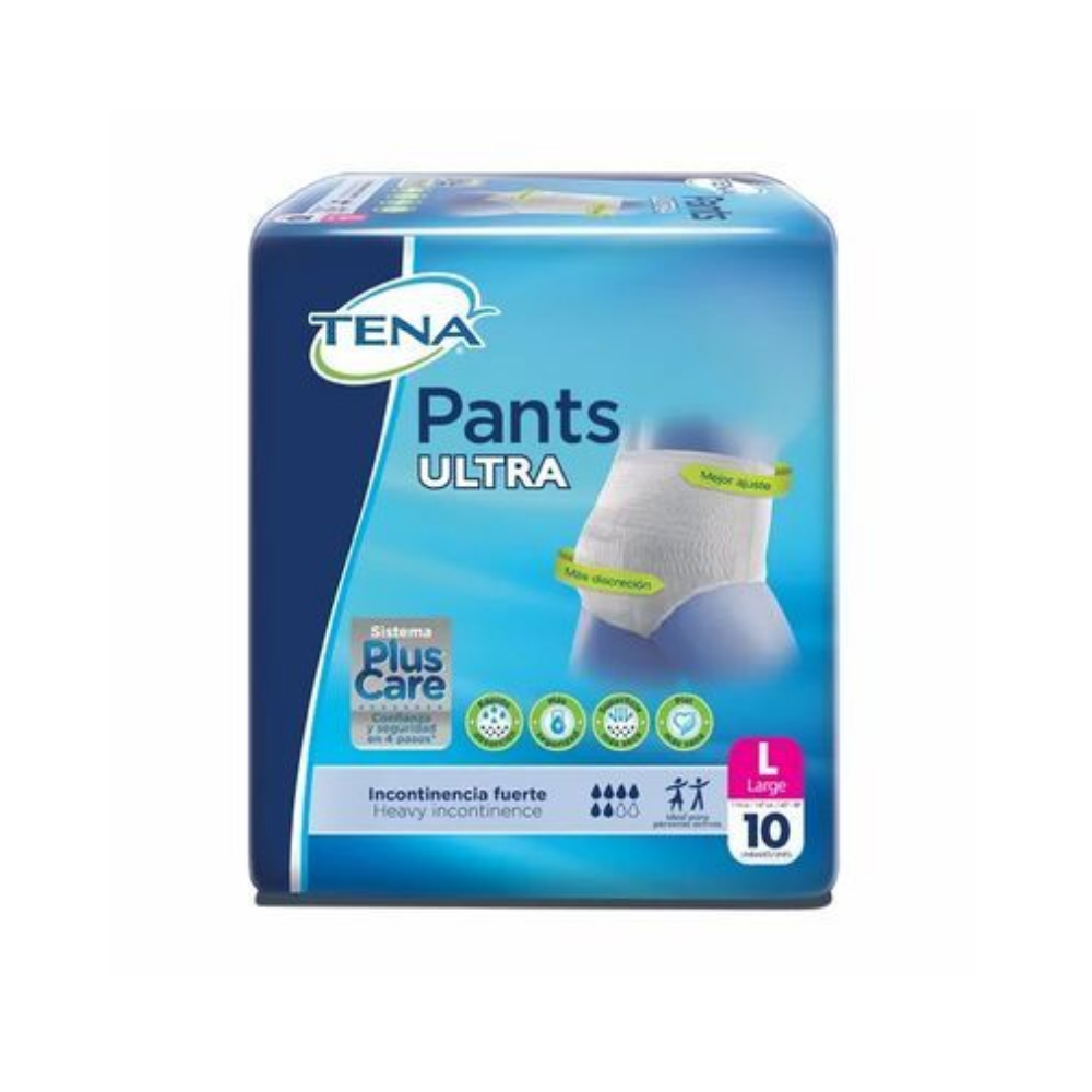 Tena Pants Ultra Plus Care Large (10 ct) DestGlow