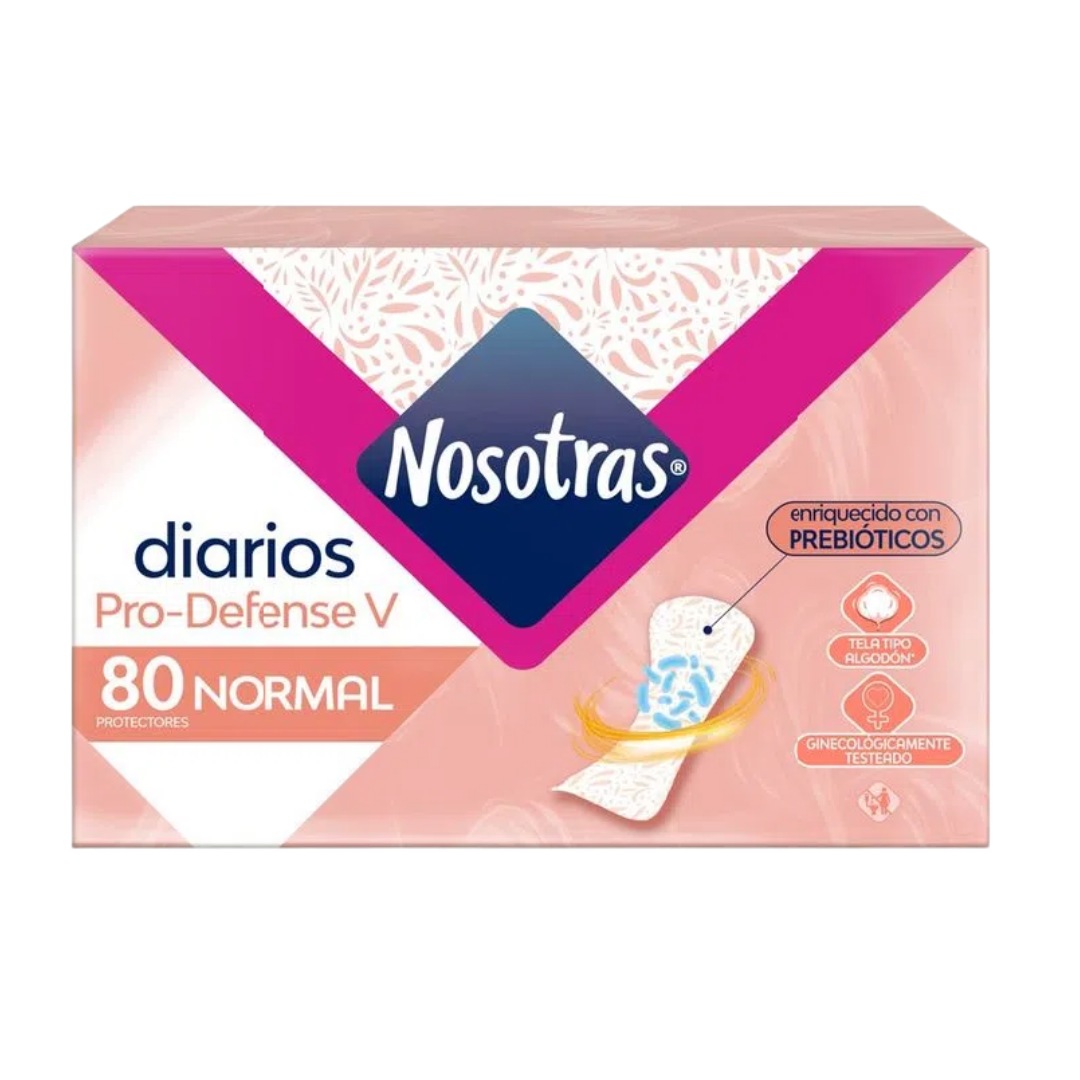 Nosotras Daily Pantiliners Normal 80 Pack DestGlow