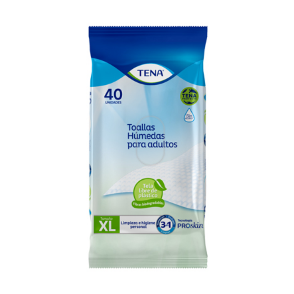 Tena ProSkin Wipes for Adults (40ct) DestGlow
