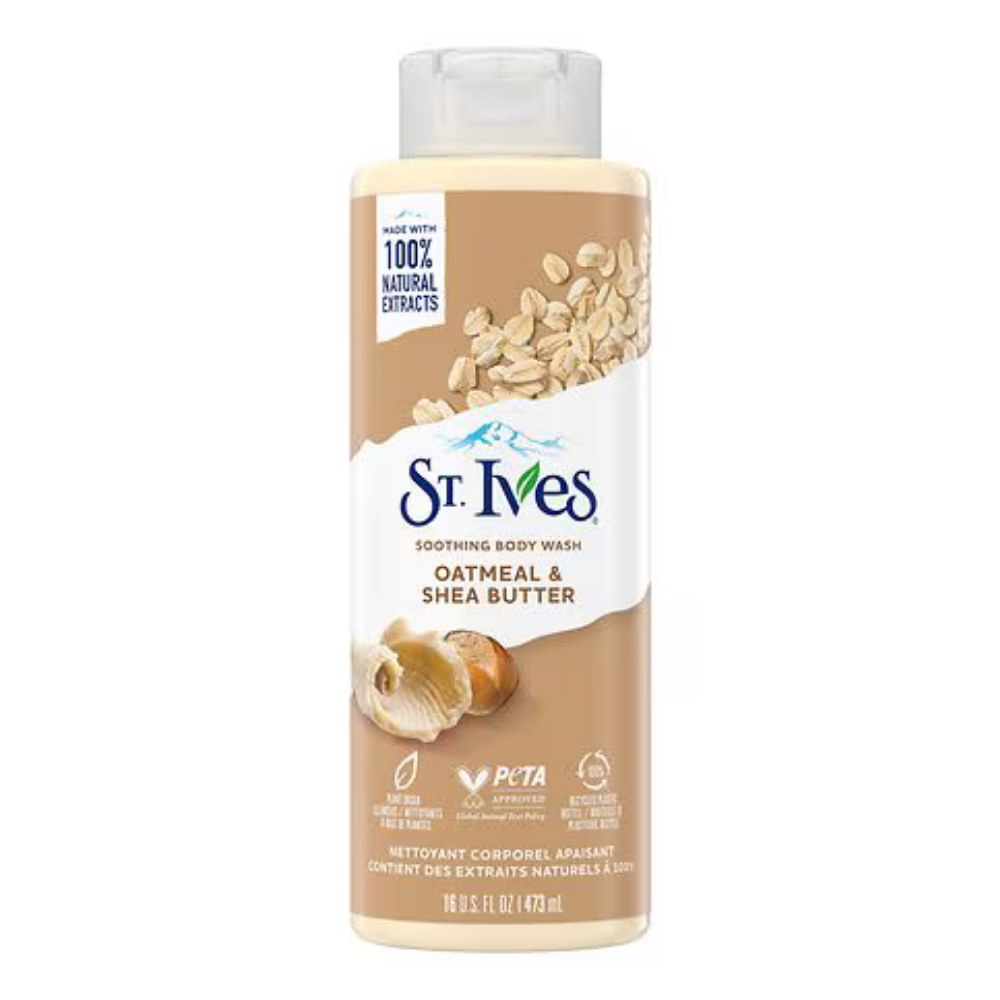 St. Ives Soothing Body Wash Oatmeal & Shea Butter (16 oz) DestGlow