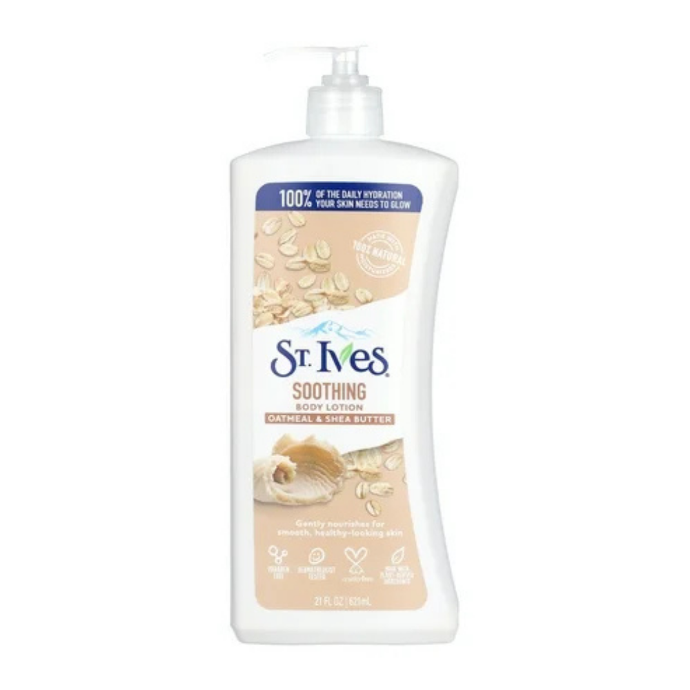 St. Ives Nourish & Soothe Oatmeal & Shea Butter Body Lotion (21 fl oz) DestGlow