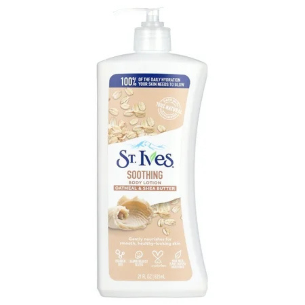 St. Ives Soothing Oatmeal & Shea Butter Body Lotion (21 oz) DestGlow