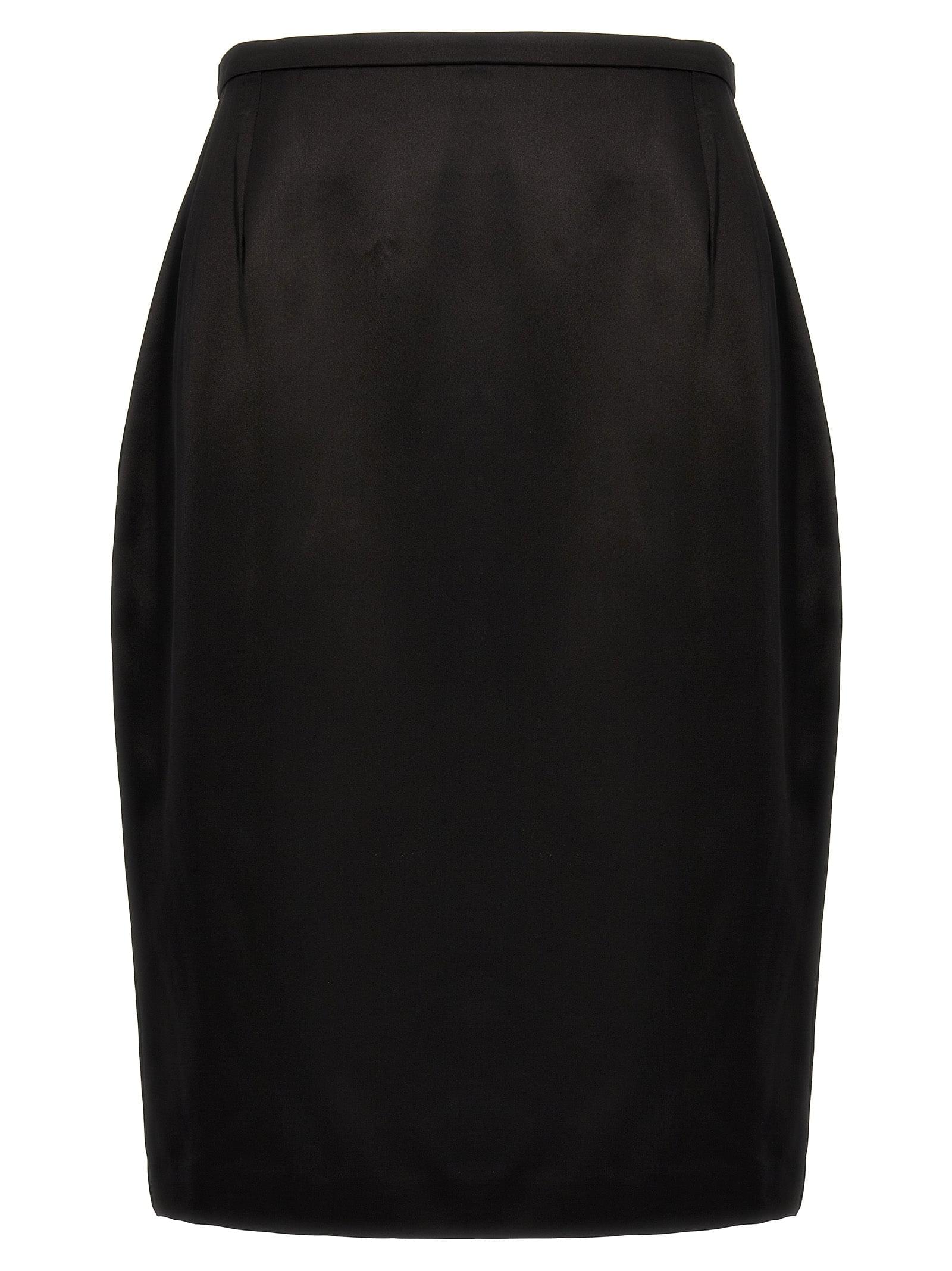 Saint Laurent Women Satin Skirt DestGlow