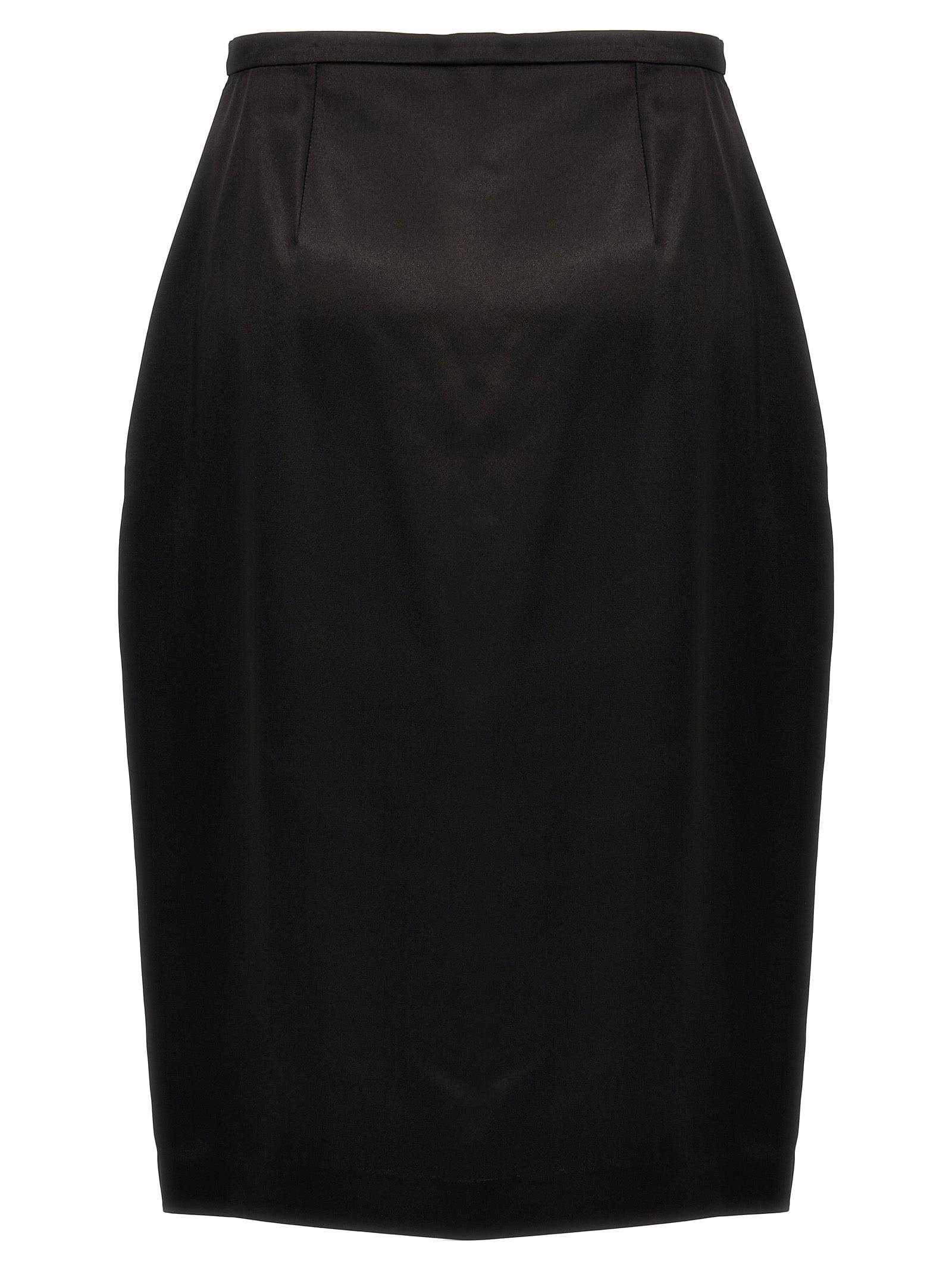 Saint Laurent Women Satin Skirt DestGlow