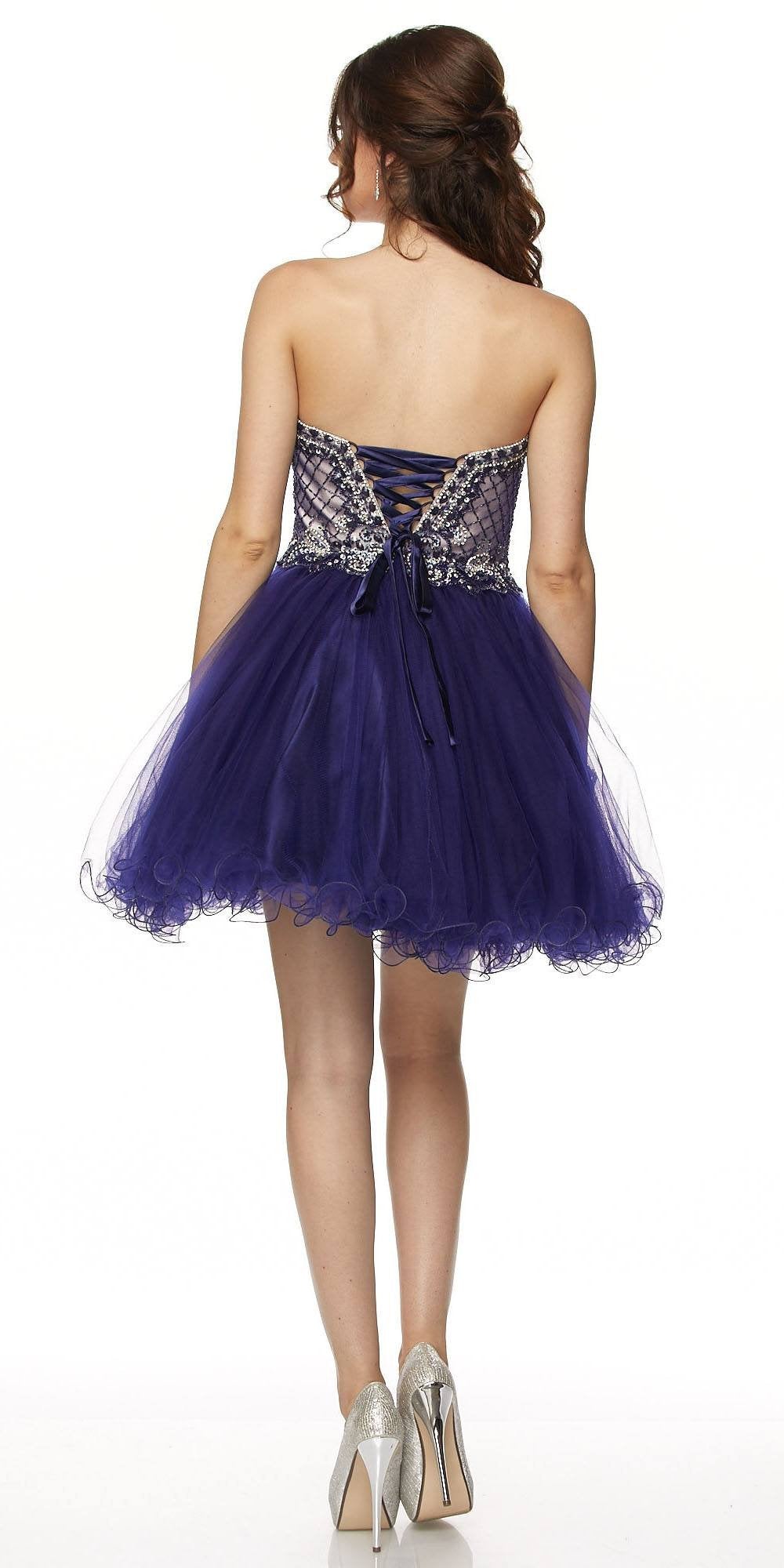 Juliet 778 Sweetheart Neckline Corset Back Dress by DiscountDressShop