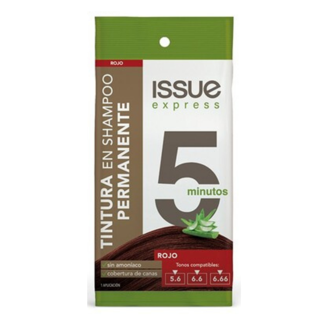 Issue Express 5 Minute Permanent Hair Color Sachet Red DestGlow