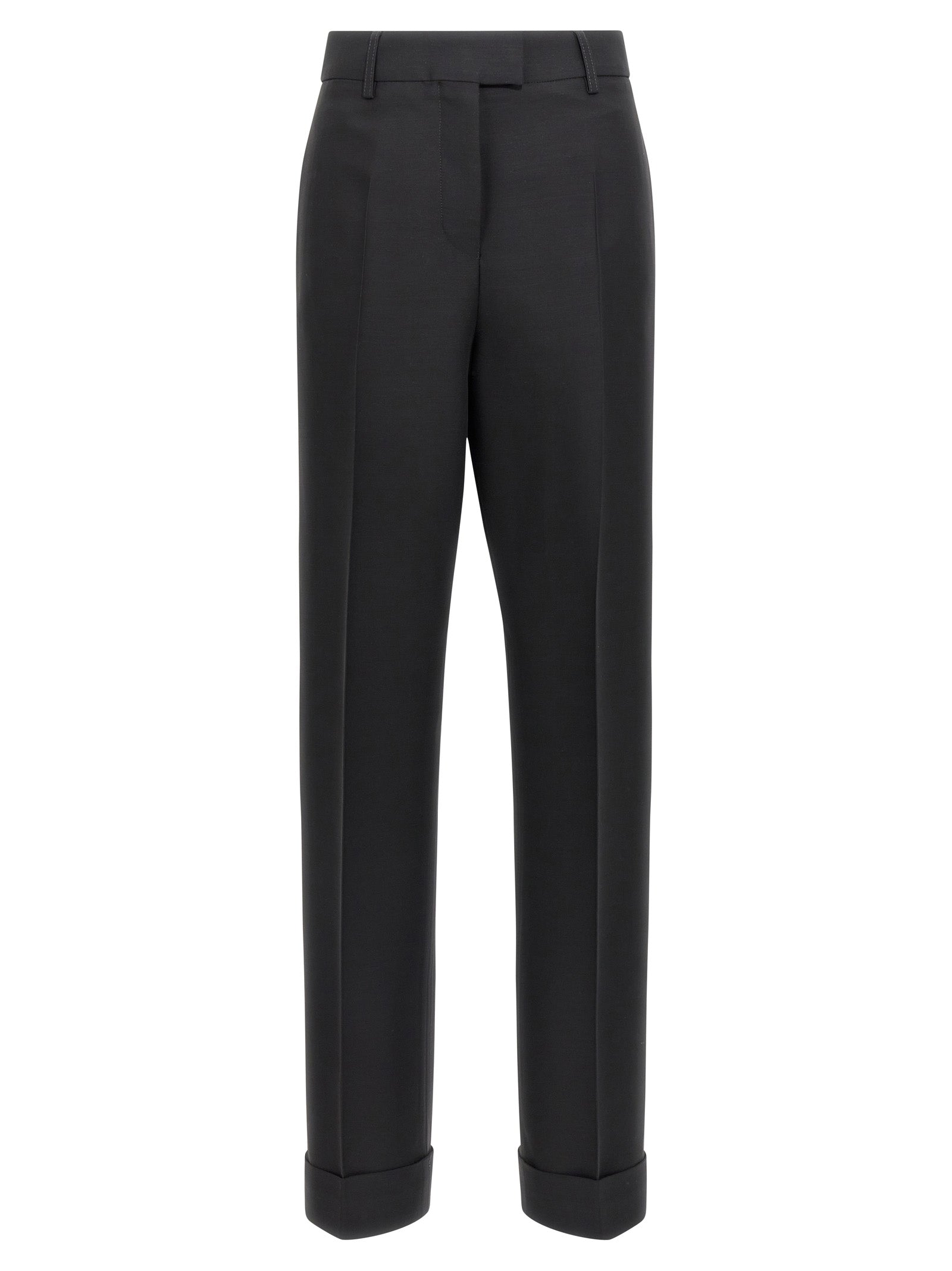 Ferragamo Women Stretched Pleated Trousers DestGlow