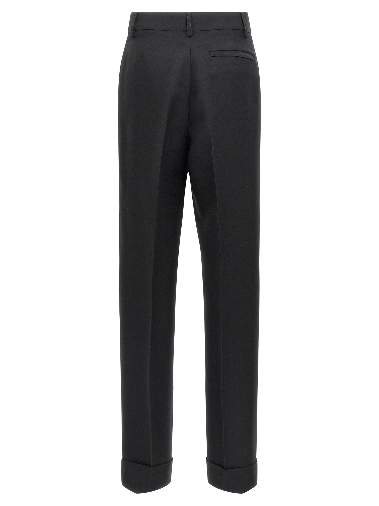 Ferragamo Women Stretched Pleated Trousers DestGlow