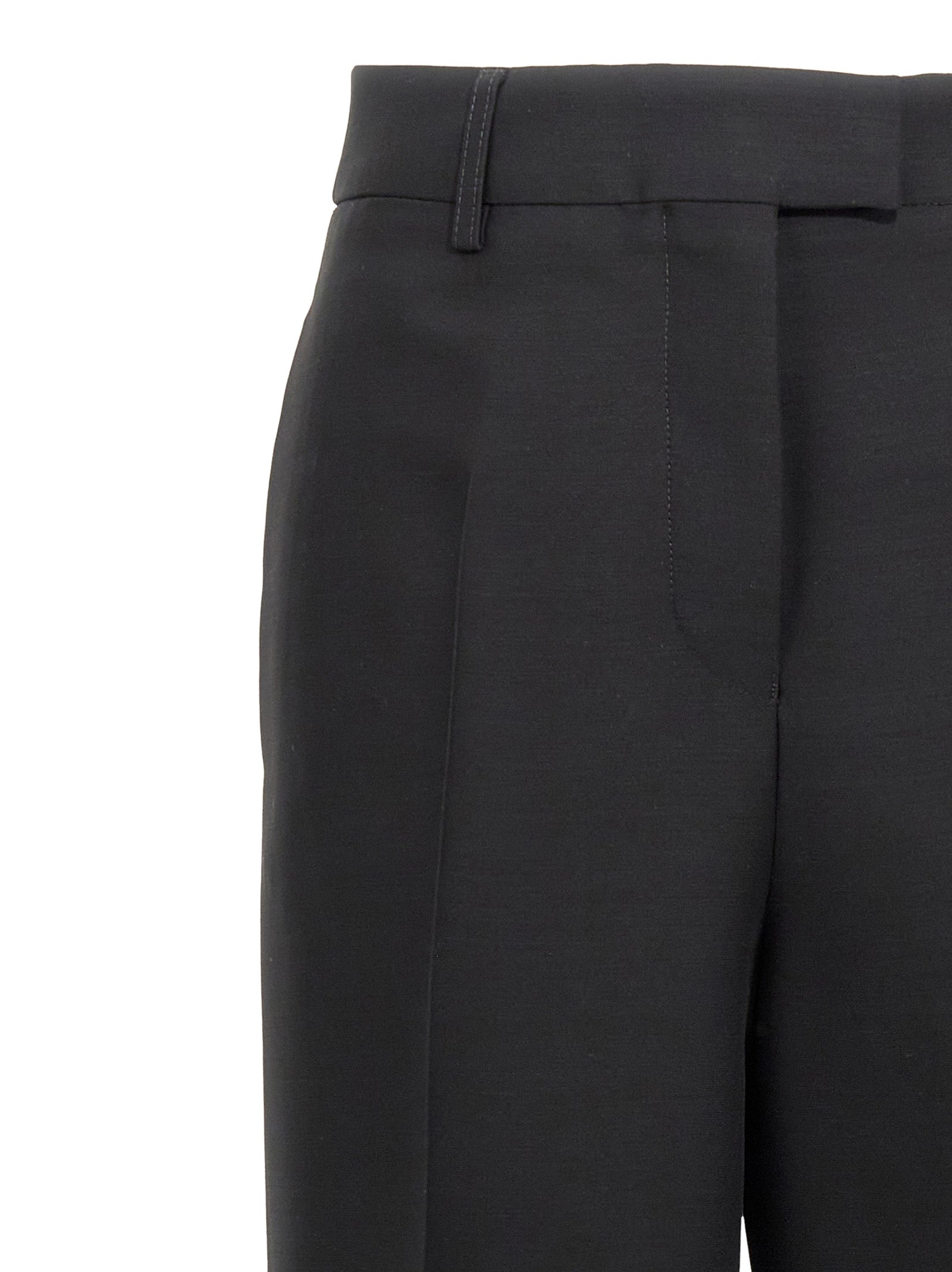 Ferragamo Women Stretched Pleated Trousers DestGlow