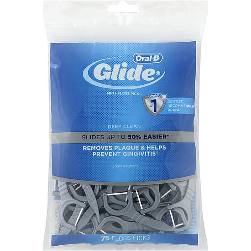 Oral B Glide Deep Clean Floss Picks - 75ct by Pasteur Pharmacy