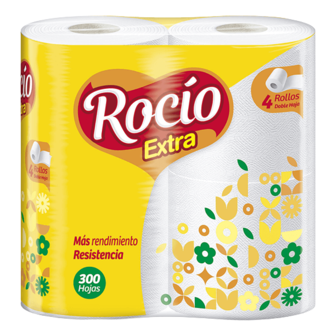Rocío Extra Toilet Paper 4 Rolls DestGlow