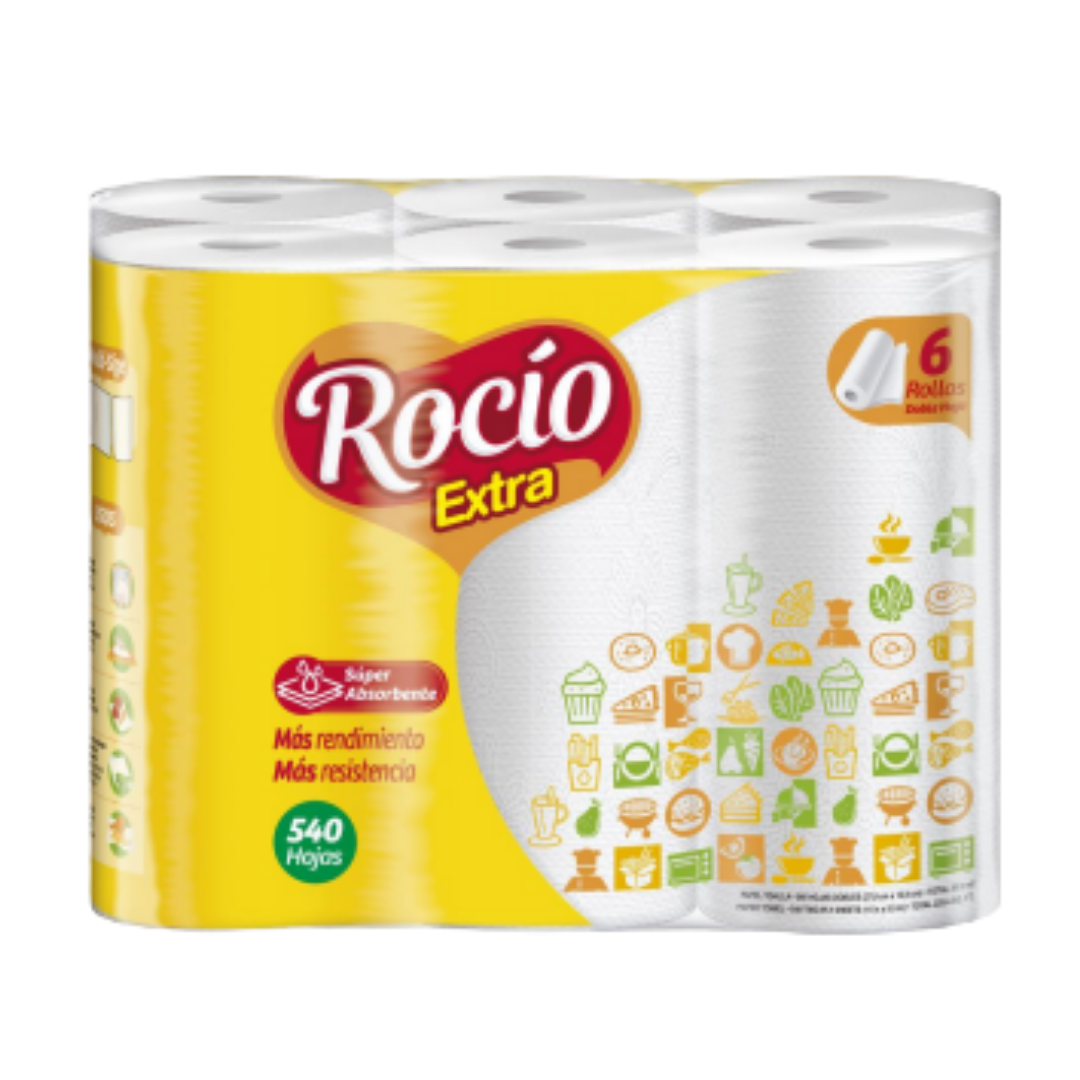 Rocío Extra Paper Towels 6 Rolls DestGlow