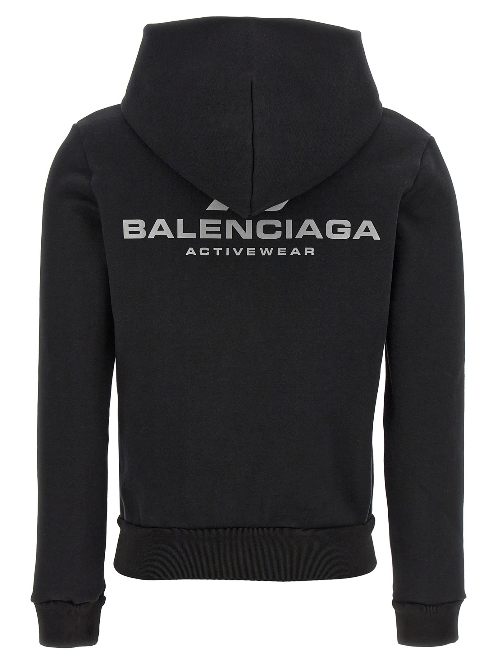Balenciaga Women Logo Print Hoodie DestGlow