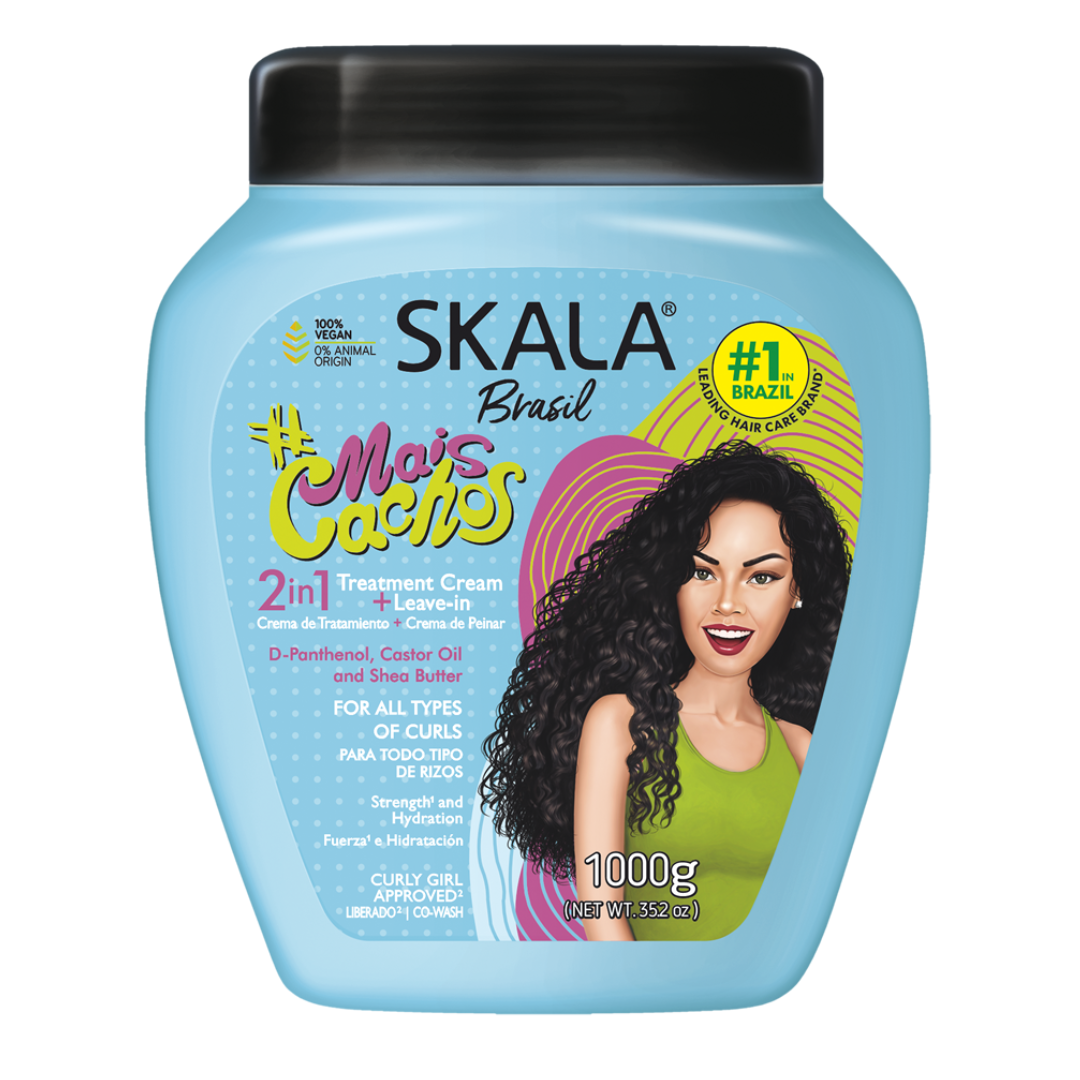 Skala Mais Cachos 2-in-1 Conditioner & Cream (35.2 oz) DestGlow