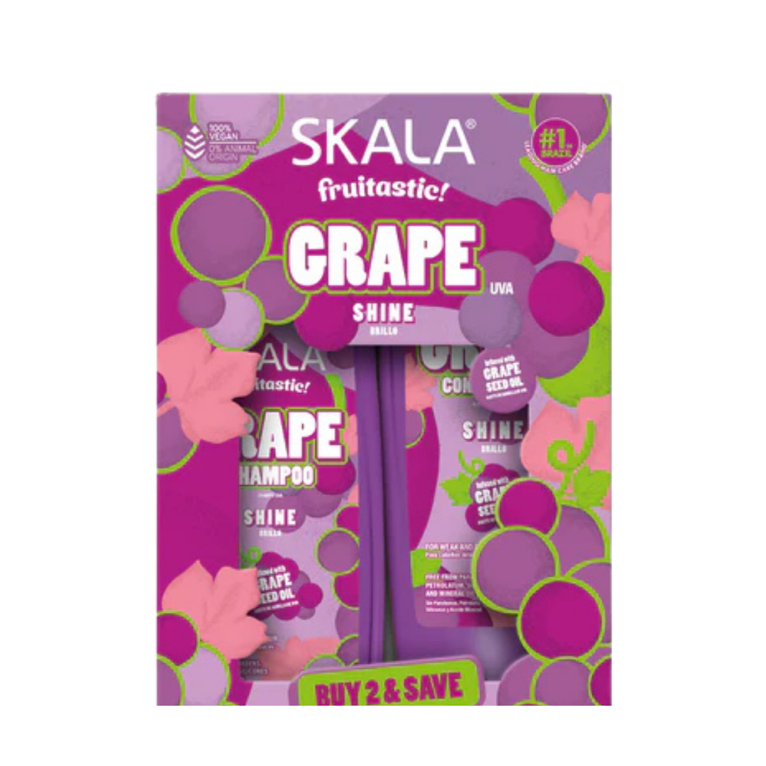 Skala Brasil Grape (Uva) Shampoo and Conditioner Set (2 pc) DestGlow