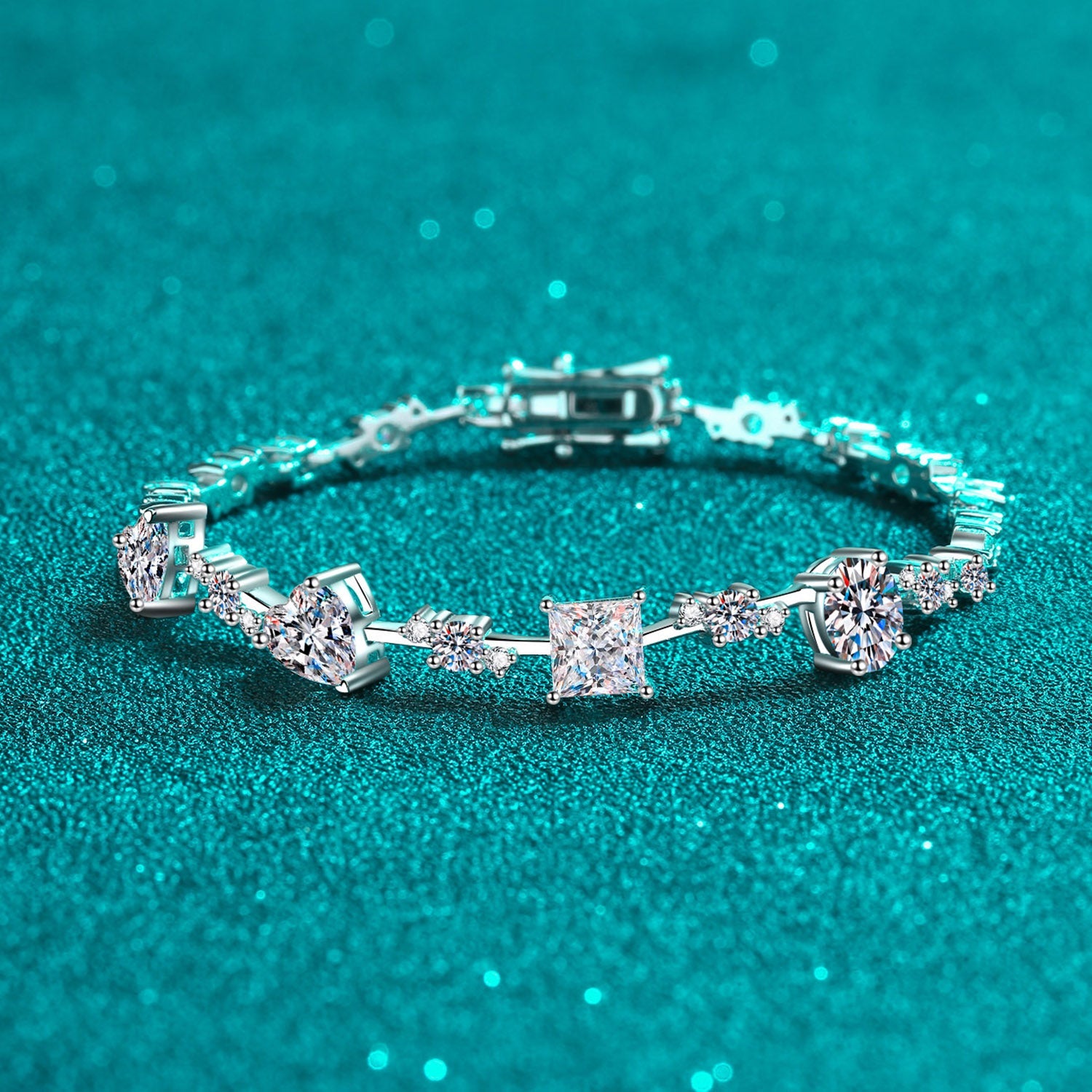6.2 Carat Sparkala™ 925 Sterling Silver Bracelet by Sparkala