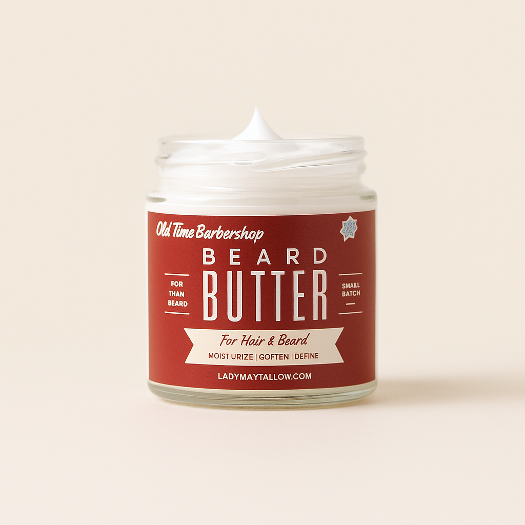 Tallow Man Old Time Barbershop Beard + Body Butter | Men&
