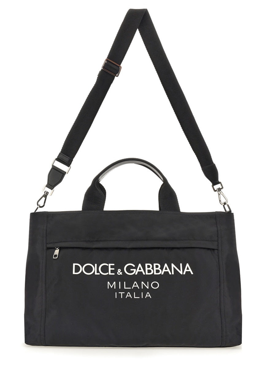 Dolce & Gabbana Men Borsone In Nylon Con Logo by Luosophy