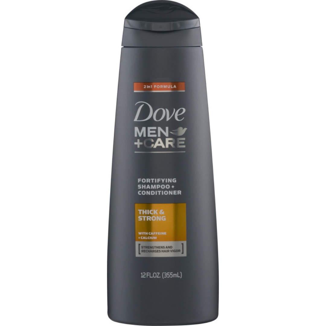 Dove Men+Care Thick & Strong Fortifying 2-in-1 Shampoo & Conditioner (12oz) DestGlow