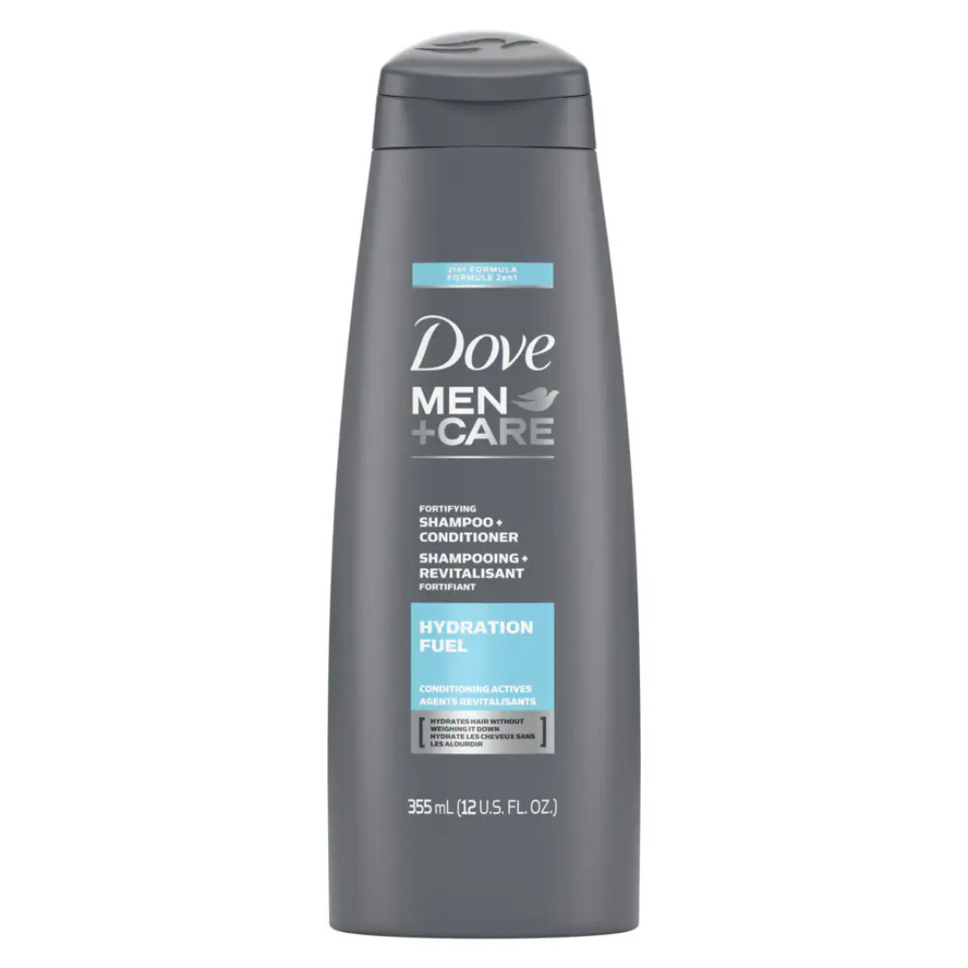 Dove Men+Care Hydration Fuel Fortifying 2-in-1 Shampoo & Conditioner (12oz) DestGlow