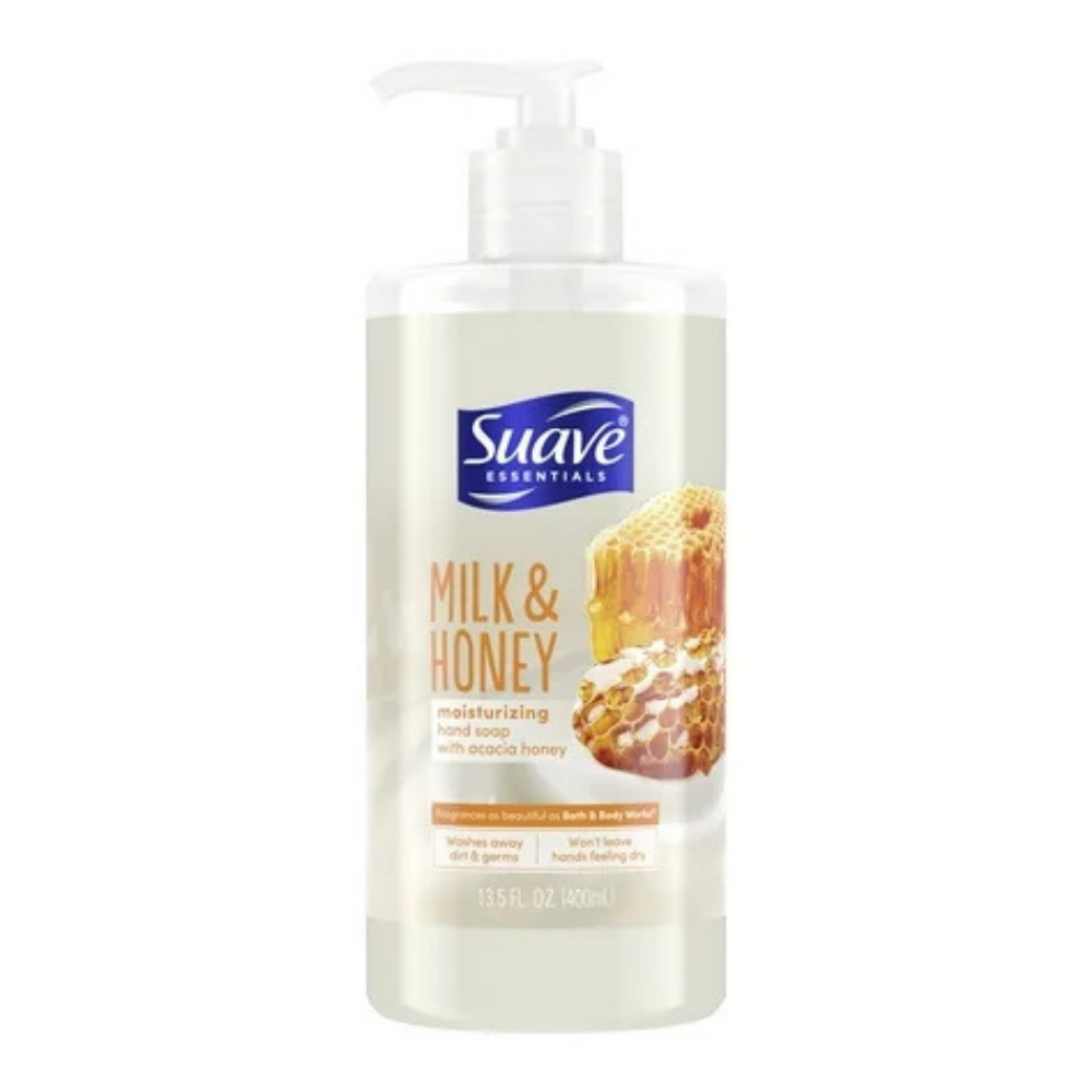 Suave Essentials Milk & Honey Moisturizing Hand Soap (13.5oz) DestGlow