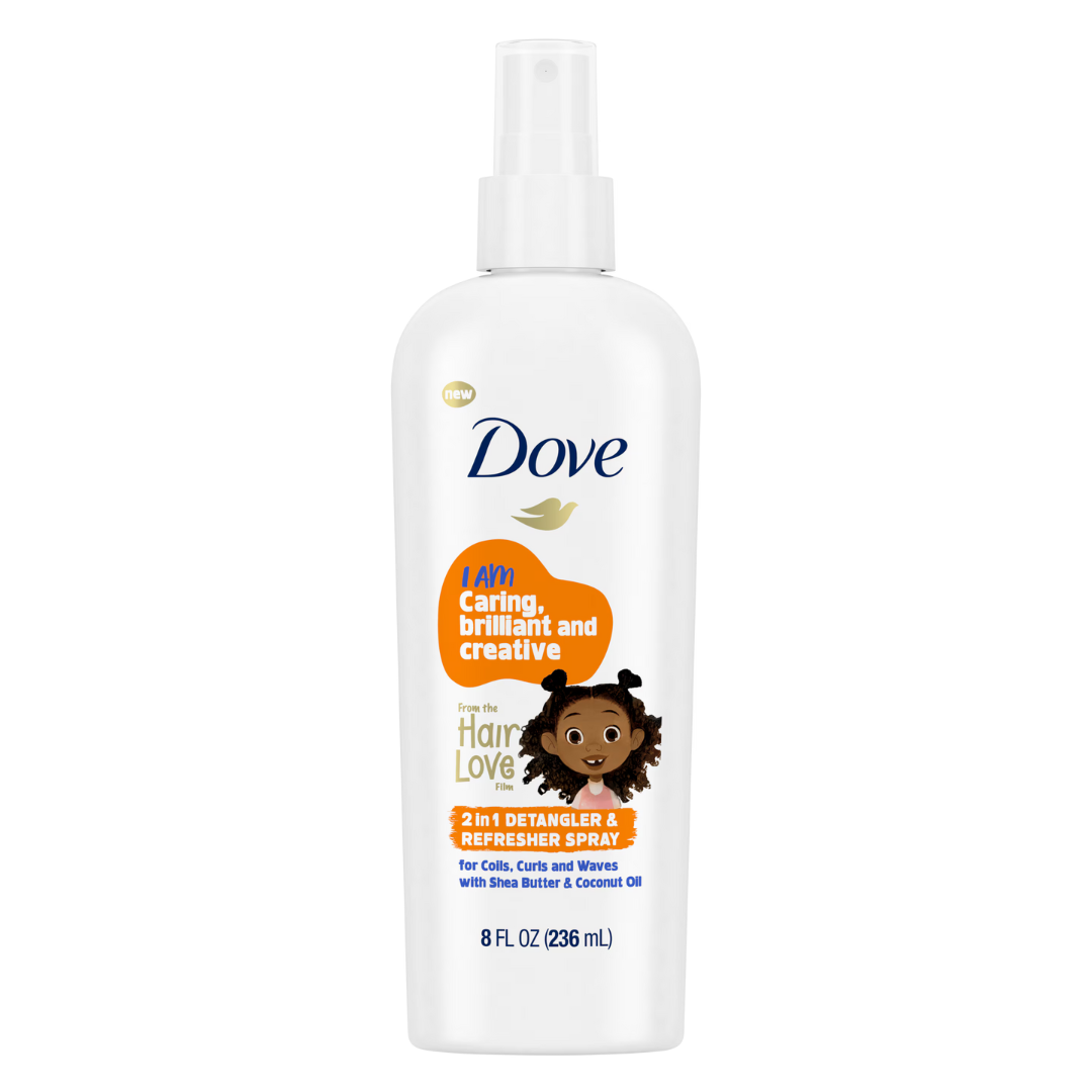 Dove Kids Care Hair Love 2-in-1 Detangler & Refresher Spray (8oz) DestGlow