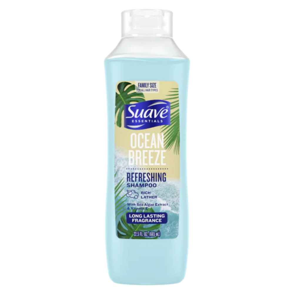 Suave Essentials Ocean Breeze Refreshing Shampoo (22.5 oz) DestGlow