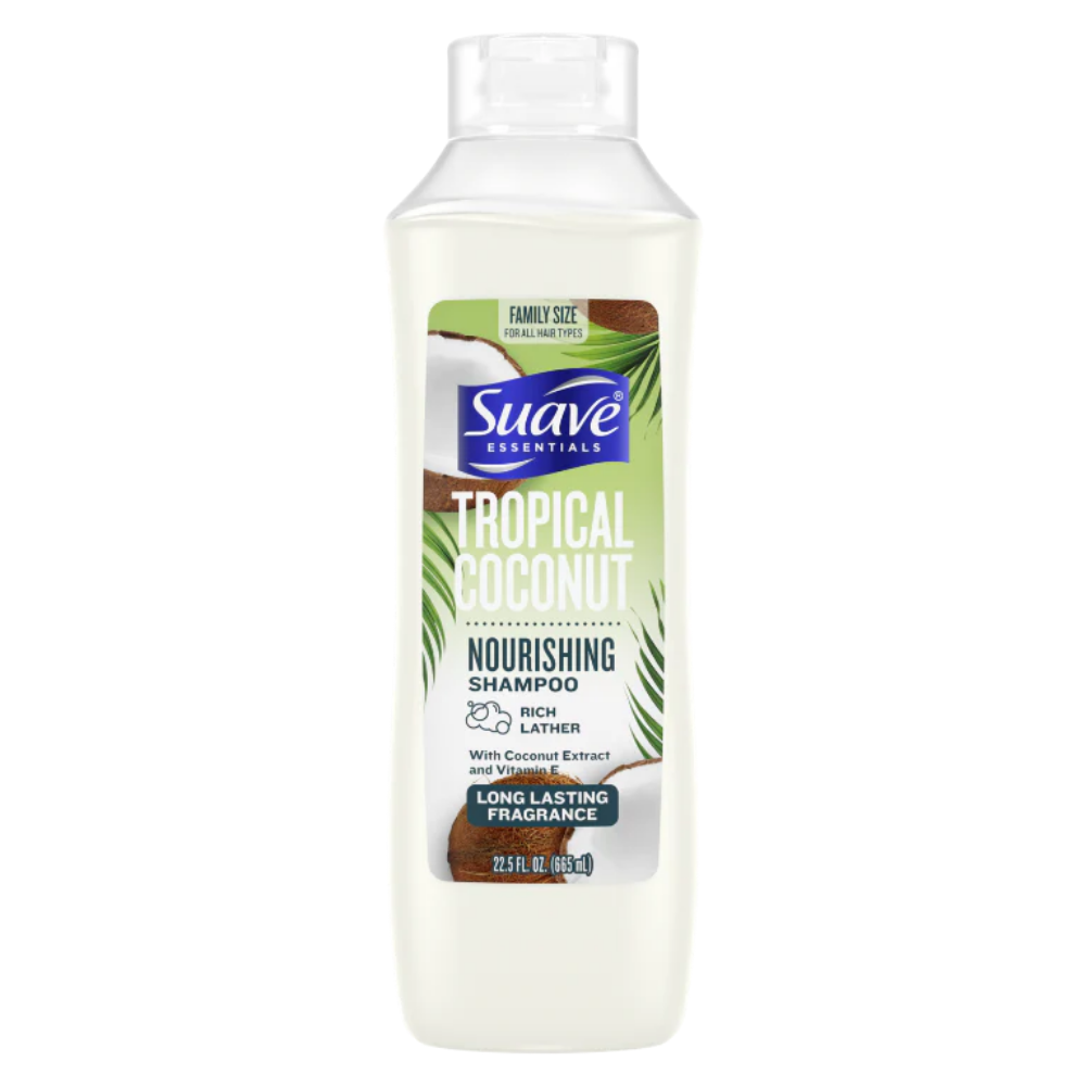 Suave Essentials Tropical Coconut Nourishing Shampoo (22.5 oz) DestGlow