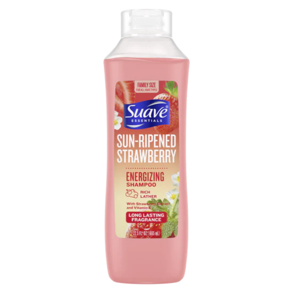 Suave Essentials Sun Ripened Strawberry Energizing Shampoo (22.5 oz) DestGlow