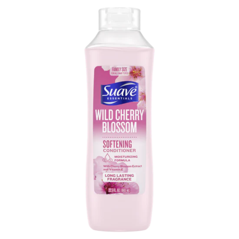 Suave Essentials Wild Cherry Blossom Softening Conditioner (22.5 oz) DestGlow