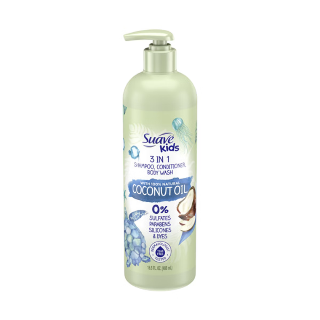 Suave Kids 3-in-1 Shampoo Conditioner Body Wash Watermelon (22.5oz) by Farmacias Savia