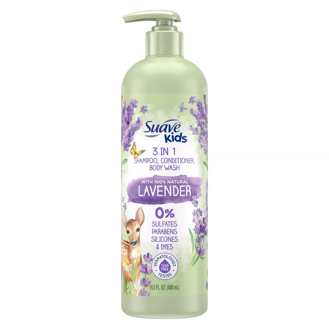 Suave Kids 3-in-1 Shampoo Conditioner Body Wash Coconut (22.5oz) DestGlow