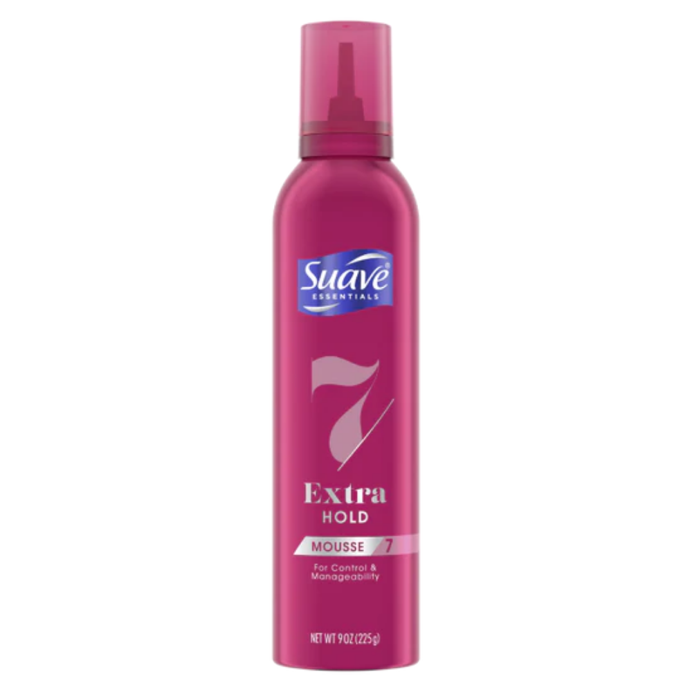 Suave Essentials Extra Hold Mousse (9oz) DestGlow