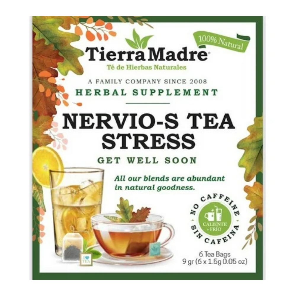 Tierra Madre Nervio-S Tea Stress (6 ct) DestGlow