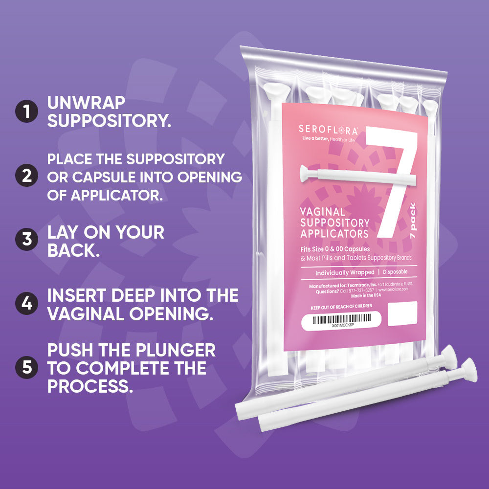 Vaginal Suppository Applicators (7ct) by Seroflora