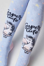 Conte-Kids Cotton Terry Tights - Sof-Tiki 521 - leggings