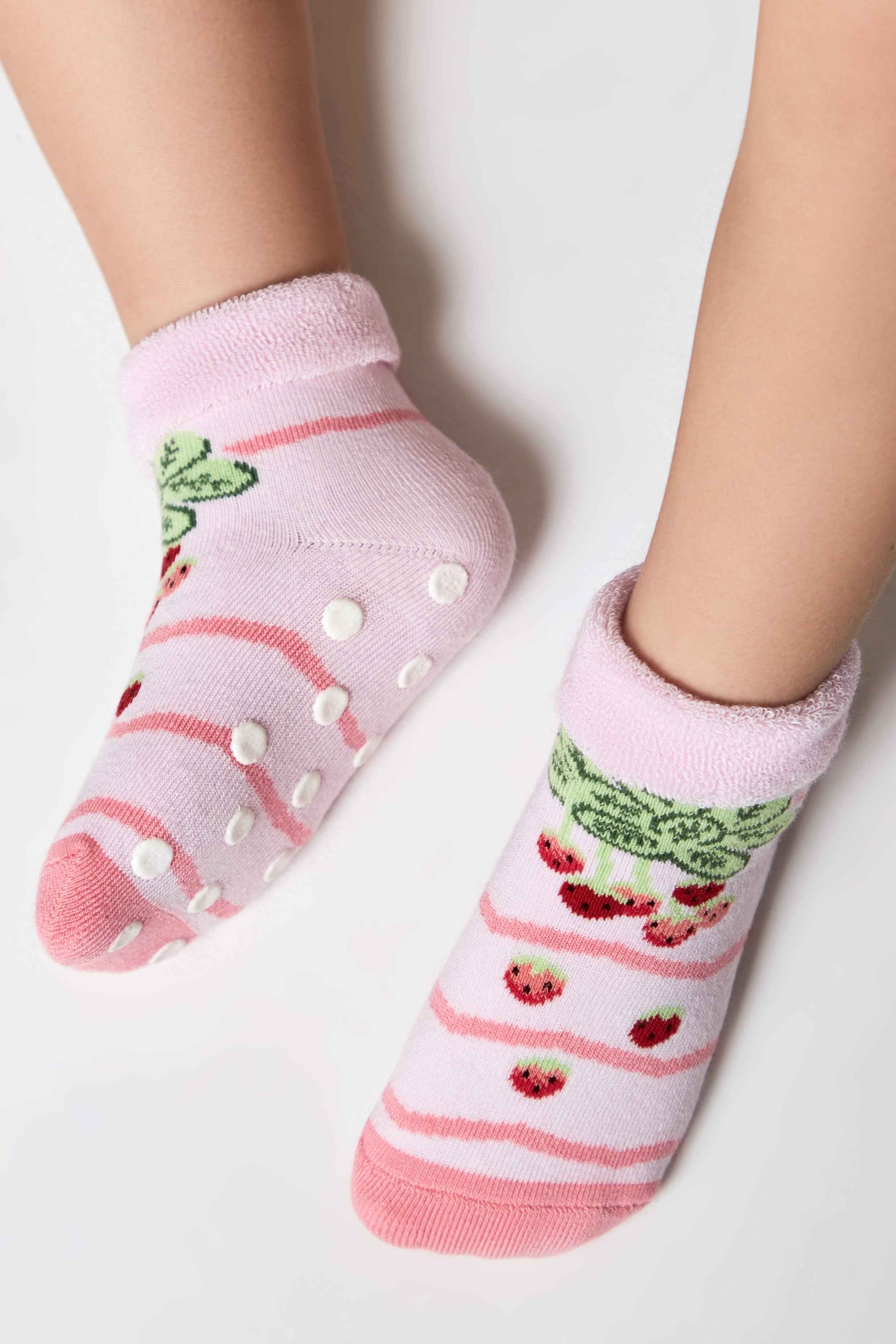 Conte-Kids Cotton Non-slip Terry Socks - Sof-Tiki 472
